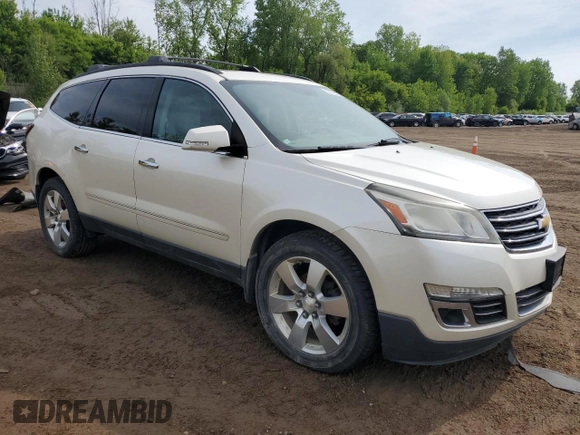2013 Chevrolet Traverse LTZ z VIN 1GNKVLKD6DJ107802, wystawiony jako Copart lot #58519305 z przebiegiem 157 046 mil mil oraz Czysty tytuł • Clean title. Historia ofert i sprzedaży dostępna na DreamBid. Obrazek 4.