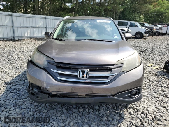 2013 Honda CR-V EX-L with VIN 5J6RM4H77DL041924, listed as a Copart auction lot 63707845 with 134,328 mi miles and Salvage title. Bid and sale history available at DreamBid. Image 5.