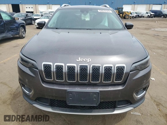 2019 Jeep Cherokee Limited with VIN 1C4PJMDX6KD134940, listed as a Copart auction lot 53674725 with 120,088 mi miles and Salvage title. Bid and sale history available at DreamBid. Image 5.