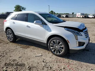 2017 Cadillac XT5 Premium Luxury FWD with VIN 1GYKNCRS3HZ154932, listed as a Copart auction lot 52018045 with 75,084 mi miles and Salvage Title. Bid and sale history available at DreamBid. Image 4.