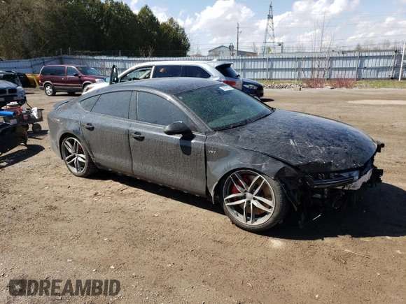 2017 Audi S7 Premium Plus z VIN WAUWFAFC5HN095926, wystawiony jako Copart lot #53796575 z przebiegiem 81 677 mil mil oraz Szkoda całkowita • Salvage title. Historia ofert i sprzedaży dostępna na DreamBid. Obrazek 4.
