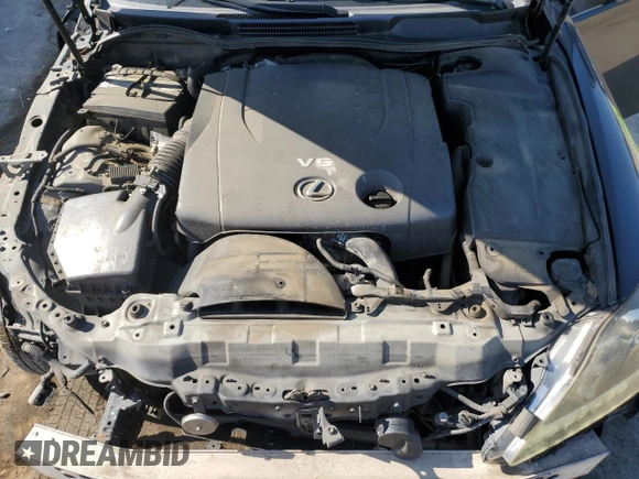 2012 Lexus IS 250 with VIN JTHBF5C2XC5172219, listed as a Copart auction lot 52424535 with 214,450 mi miles and Salvage title. Bid and sale history available at DreamBid. Image 11.