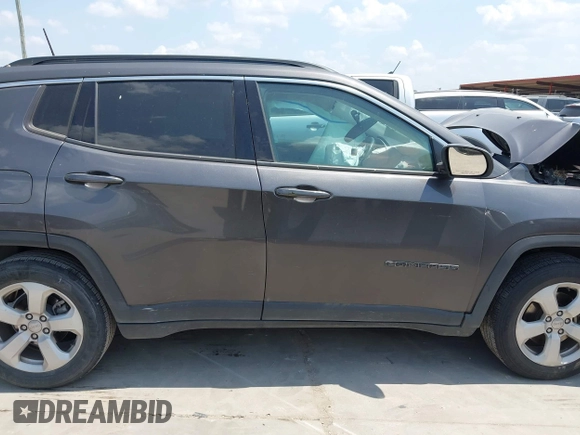 2021 Jeep Compass Latitude with VIN 3C4NJCBBXMT563858, listed as a IAAI auction lot 42327326 with Not provided miles and . Bid and sale history available at DreamBid. Image 14.