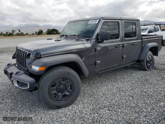 2023 Jeep Gladiator Freedom with VIN 1C6JJTAG9PL557861, listed as a Copart auction lot 50452955 with 44,716 mi miles and Salvage Title. Bid and sale history available at carsss.com. Image 1.