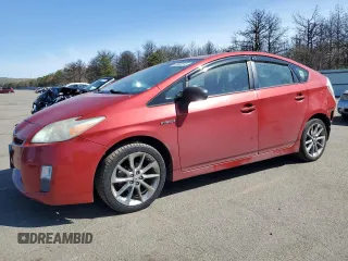 2010 Toyota Prius II with VIN JTDKN3DU7A1303927, listed as a Copart auction lot 53662615 with 156,118 mi miles and Salvage Title. Bid and sale history available at carsss.com. Image 1.