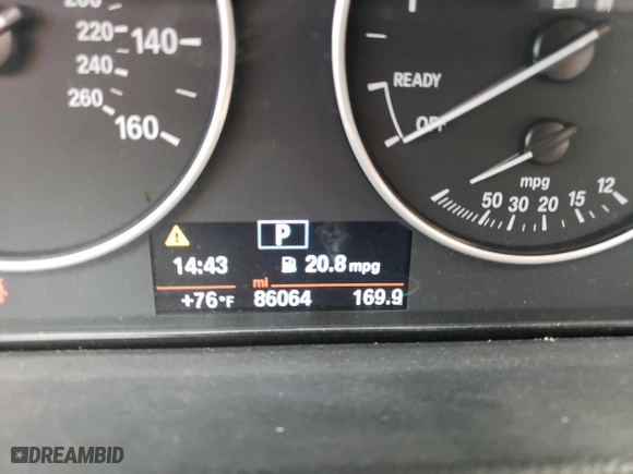 2014 BMW 3 Series 328i with VIN WBA3A5C53EJ465238, listed as a Copart auction lot 46090105 with 86,064 mi miles and Salvage Title. Bid and sale history available at carsss.com. Image 9.