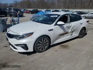 2019 Kia Optima EX with VIN 5XXGU4L14KG328179, listed as a Copart auction lot 50596285 with 48,785 mi miles and Salvage Title. Bid and sale history available at carsss.com. Image 1.