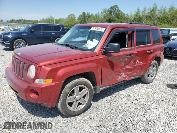 2008 Jeep Patriot Sport z VIN 1J8FF28W08D703852, wystawiony jako Copart lot #52450325 z przebiegiem 218 451 mil mil oraz Szkoda całkowita • Salvage title. Historia ofert i sprzedaży dostępna na DreamBid. Obrazek 1.