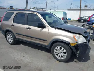 2005 Honda CR-V LX with VIN JHLRD68575C000908, listed as a IAAI auction lot 41767537 with 163,023 mi miles. Bid and sale history available at carsss.com. Image 1.