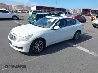 2007 Infiniti G35 Sedan Journey with VIN JNKBV61E57M709886, listed as a IAAI auction lot 41852358 with 147,336 mi miles. Bid and sale history available at carsss.com. Image 2.