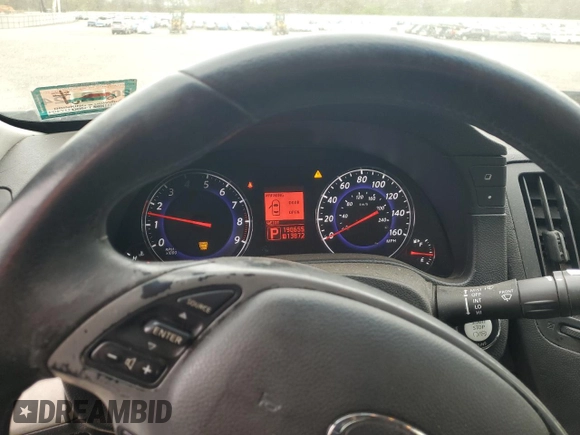 2007 Infiniti G35 Sedan G35x with VIN JNKBV61F17M822839, listed as a Copart auction lot 53678695 with 190,655 mi miles and Salvage Title. Bid and sale history available at carsss.com. Image 9.