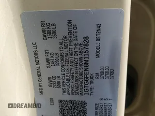 2021 GMC Canyon 4WD AT4 z VIN 1GTG6FEN8M1157828, wystawiony jako Copart lot #88392435 z przebiegiem 45 252 mil mil oraz Szkody całkowita. Historia ofert i sprzedaży dostępna na DreamBid. Obrazek 12.