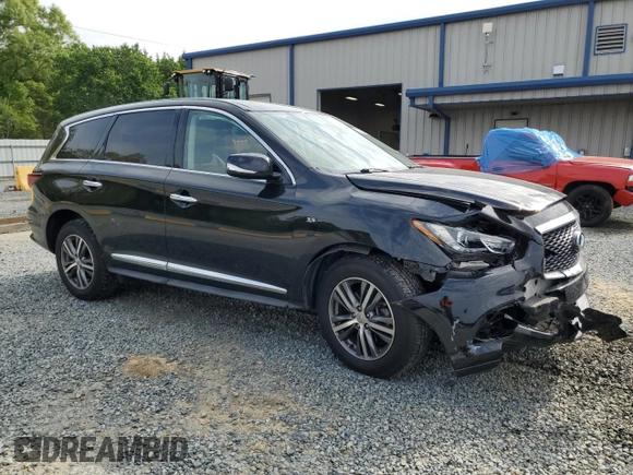 2020 Infiniti QX60 Luxe with VIN 5N1DL0MM8LC521231, listed as a Copart auction lot 52599415 with 101,375 mi miles and Salvage Title. Bid and sale history available at DreamBid. Image 4.