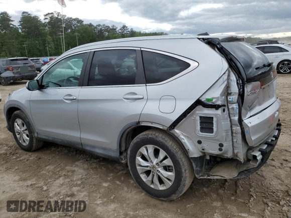 2013 Honda CR-V EX-L with VIN 5J6RM3H70DL028149, listed as a Copart auction lot 52189155 with 85,044 mi miles and Salvage Title. Bid and sale history available at DreamBid. Image 2.