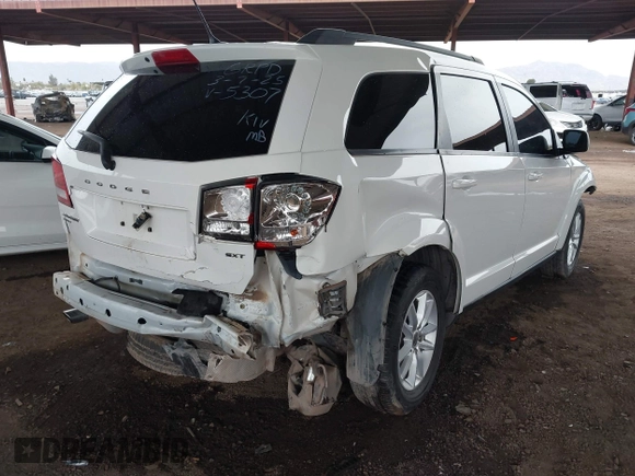 2017 Dodge Journey SXT z VIN 3C4PDDBG2HT595307, wystawiony jako IAAI lot #41813975 z przebiegiem 192 659 mil mil oraz . Historia ofert i sprzedaży dostępna na DreamBid. Obrazek 4.