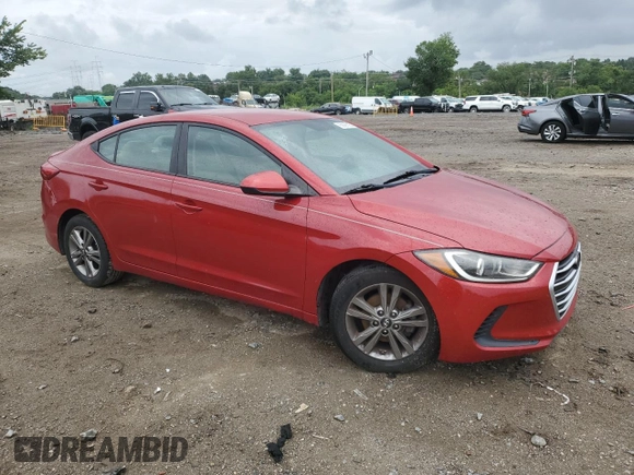 2017 Hyundai Elantra SE with VIN 5NPD84LF1HH121832, listed as a Copart auction lot 63897005 with 112,646 mi miles and Clean title. Bid and sale history available at DreamBid. Image 4.