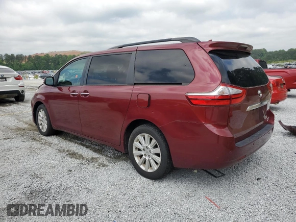 2015 Toyota Sienna Limited with VIN 5TDDK3DC7FS114715, listed as a Copart auction lot 55725385 with 114,645 mi miles and Salvage title. Bid and sale history available at DreamBid. Image 2.