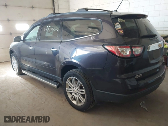 2015 Chevrolet Traverse LT with VIN 1GNKRGKDXFJ371359, listed as a IAAI auction lot 42691574 with Not provided miles and . Bid and sale history available at DreamBid. Image 3.