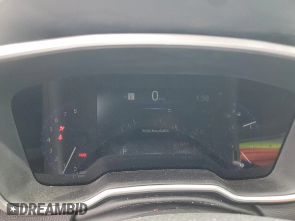 2022 Toyota Corolla Cross XLE with VIN 7MUDAABG6NV006829, listed as a Copart auction lot 55626965 with 23,187 mi miles and Salvage title. Bid and sale history available at DreamBid. Image 9.