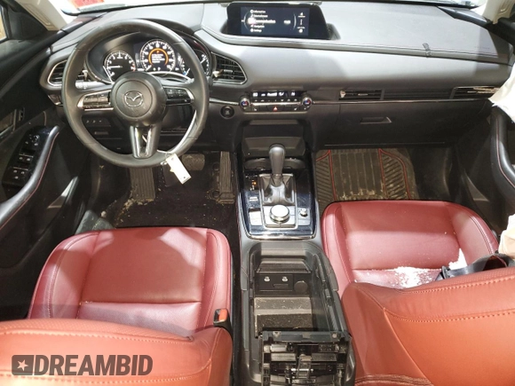 2024 Mazda CX-30 2.5 S Carbon Edition with VIN 3MVDMBCM2RM614198, listed as a Copart auction lot 43859965 with 12,358 mi miles and Salvage Title. Bid and sale history available at carsss.com. Image 8.