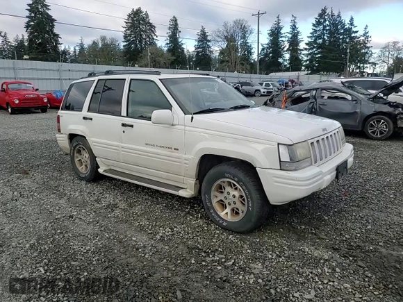 1997 Jeep Grand Cherokee Limited with VIN 1J4GZ78Y7VC772292, listed as a Copart auction lot 87692445 with 0 mi miles and Salvage Title. Bid and sale history available at carsss.com. Image 11.