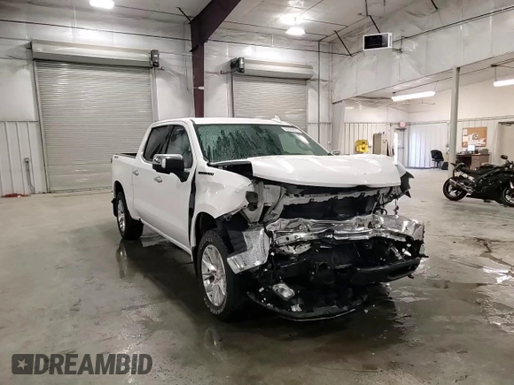 2021 Chevrolet Silverado 1500 LTZ with VIN 3GCUYGET2MG135004, listed as a Copart auction lot 50825955 with 53,594 mi miles and Salvage Title. Bid and sale history available at DreamBid. Image 10.