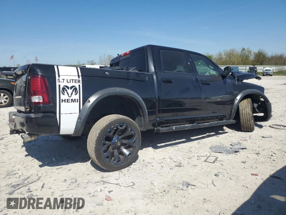2016 Ram 1500 Sport с VIN 1C6RR7MT2GS311722, выставлен на аукционе Copart как лот 56405315 с пробегом 177 706 миль миль и Списание • Salvage title. История ставок и продаж доступна на DreamBid. Изображение 3.