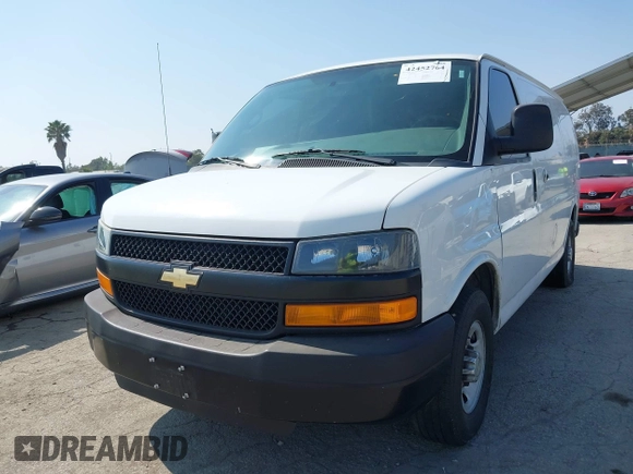 2013 Chevrolet Express Cargo with VIN 1GCWGFCB8D1902532, listed as a IAAI auction lot 42452764 with 95,113 mi miles and . Bid and sale history available at DreamBid. Image 17.