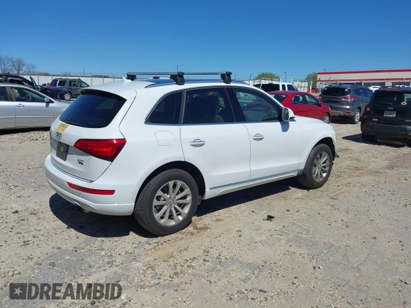 2015 Audi Q5 Premium Plus with VIN WA1LFAFP5FA121481, listed as a IAAI auction lot 41823011 with 69,380 mi miles. Bid and sale history available at carsss.com. Image 4.