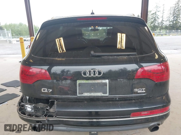 2015 Audi Q7 Premium Plus with VIN WA1LGAFE2FD020974, listed as a IAAI auction lot 42053103 with 107,013 mi miles and . Bid and sale history available at DreamBid. Image 16.