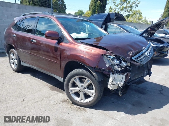 2008 Lexus RX 400h with VIN JTJGW31U682006155, listed as a IAAI auction lot 42014215 with 164,540 mi miles and . Bid and sale history available at DreamBid. Image 1.
