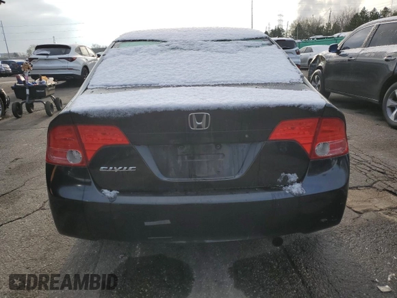 2007 Honda Civic EX with VIN 2HGFA16877H302791, listed as a Copart auction lot 51940435 with 197,163 mi miles and Salvage Title. Bid and sale history available at DreamBid. Image 6.