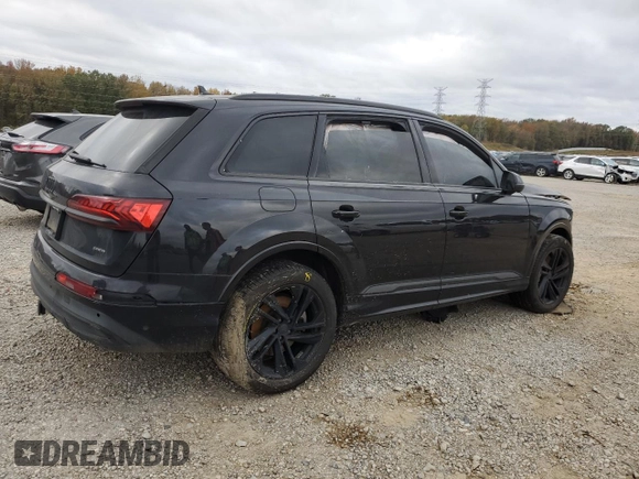 2020 Audi Q7 Premium Plus with VIN WA1LXAF77LD005500, listed as a Copart auction lot 81584564 with 85,503 mi miles and Salvage Title. Bid and sale history available at carsss.com. Image 3.