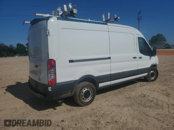 2021 Ford Transit Cargo with VIN 1FTBR1C86MKA01959, listed as a Copart auction lot 50876485 with 140,457 mi miles and Salvage Title. Bid and sale history available at DreamBid. Image 3.