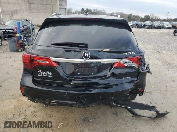 2019 Acura MDX Technology with VIN 5J8YD4H71KL032653, listed as a Copart auction lot 45511055 with Not provided miles and Salvage title. Bid and sale history available at DreamBid. Image 6.