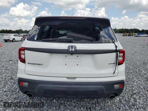 2019 Honda Passport Sport with VIN 5FNYF7H29KB004245, listed as a Copart auction lot 58518575 with 89,806 mi miles and Salvage title. Bid and sale history available at DreamBid. Image 6.