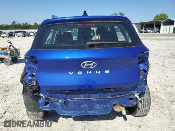 2022 Hyundai Venue SEL with VIN KMHRC8A30NU201933, listed as a Copart auction lot 52323305 with 43,752 mi miles and Salvage title. Bid and sale history available at DreamBid. Image 6.