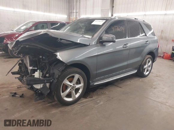 2018 Mercedes-Benz GLE 350 with VIN 4JGDA5JB3JA997403, listed as a IAAI auction lot 41776274 with 104,359 mi miles and . Bid and sale history available at DreamBid. Image 2.