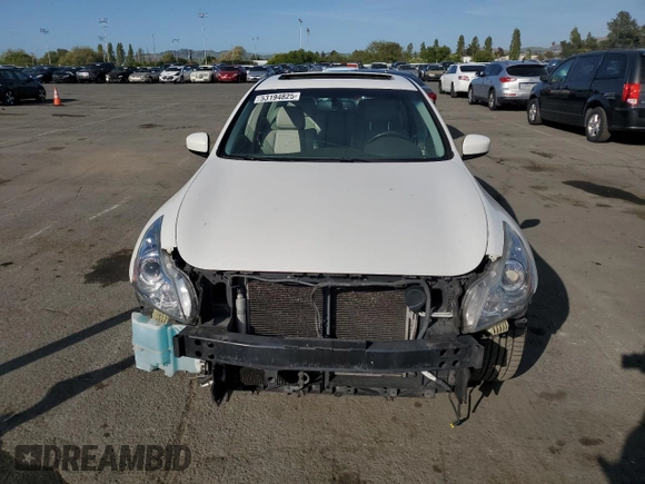 2011 Infiniti G37 Journey with VIN JN1CV6AP9BM304987, listed as a Copart auction lot 53194825 with 191,477 mi miles and Salvage Title. Bid and sale history available at DreamBid. Image 5.
