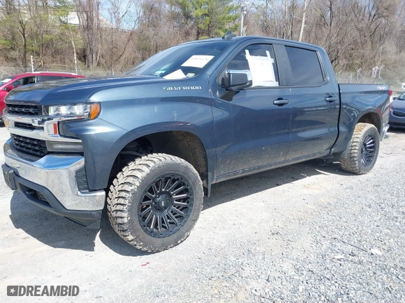 2019 Chevrolet Silverado 1500 LT with VIN 1GCPYDEKXKZ394243, listed as a IAAI auction lot 41821628 with 1 mi miles. Bid and sale history available at carsss.com. Image 2.