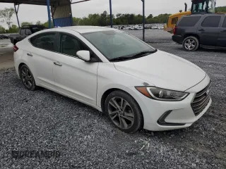 2017 Hyundai Elantra Limited with VIN 5NPD84LFXHH070413, listed as a Copart auction lot 52013365 with 78,761 mi miles and Salvage title. Bid and sale history available at DreamBid. Image 4.