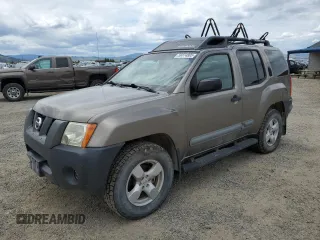 2005 Nissan Xterra S z VIN 5N1AN08W75C655725, wystawiony jako Copart lot #59374805 z przebiegiem 189 376 mil mil oraz Czysty tytuł • Clean title. Historia ofert i sprzedaży dostępna na DreamBid. Obrazek 1.