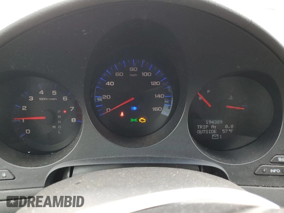 2005 Acura TL with VIN 19UUA66295A001838, listed as a Copart auction lot 45127454 with 194,389 mi miles and Clean Title. Bid and sale history available at carsss.com. Image 9.