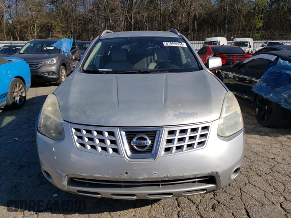 2009 Nissan Rogue SL with VIN JN8AS58V79W193290, listed as a Copart auction lot 87098934 with 59,999 mi miles and Salvage Title. Bid and sale history available at carsss.com. Image 5.