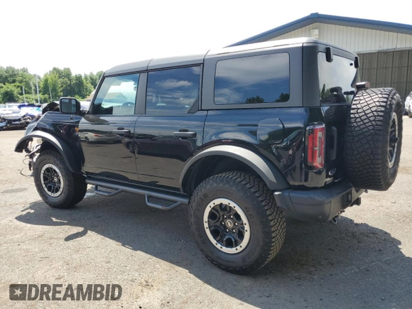 2022 Ford Bronco with VIN 1FMEE5DP6NLB29910, listed as a Copart auction lot 63012245 with 50,354 mi miles and Salvage title. Bid and sale history available at DreamBid. Image 2.