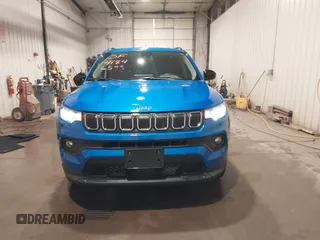 2022 Jeep Compass Latitude Lux с VIN 3C4NJDFB8NT194788, выставлен на аукционе IAAI как лот 41846599 с пробегом 9 269 миль миль и . История ставок и продаж доступна на DreamBid. Изображение 12.