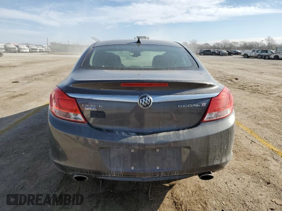 2011 Buick Regal CXL Turbo TO1 with VIN W04GV5EV4B1123468, listed as a Copart auction lot 86228334 with 166,574 mi miles and Clean Title. Bid and sale history available at carsss.com. Image 6.