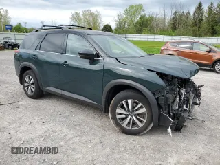 2024 Nissan Pathfinder SL with VIN 5N1DR3CC7RC220127, listed as a Copart auction lot 56792655 with 21,544 mi miles and Salvage title. Bid and sale history available at DreamBid. Image 4.