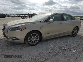 2017 Ford Fusion Energi SE with VIN 3FA6P0PU5HR148208, listed as a Copart auction lot 45583095 with 138,953 mi miles and Salvage Title. Bid and sale history available at carsss.com. Image 1.