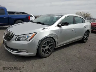 2016 Buick LaCrosse Sport Touring with VIN 1G4G45G36GF169491, listed as a Copart auction lot 49790145 with 165,398 mi miles and Salvage Title. Bid and sale history available at carsss.com. Image 1.